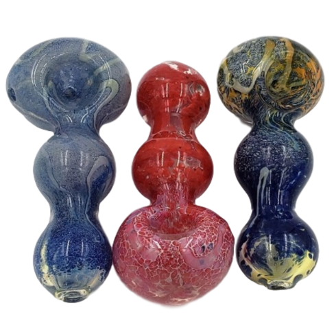 Photograph of product: 4" Bubble Trap Glass Hand Pipe