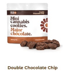 Photograph of product: Double Chocolate Chip Cookies (Oui'd) | Hippie Bliss | 200mg (20x10)