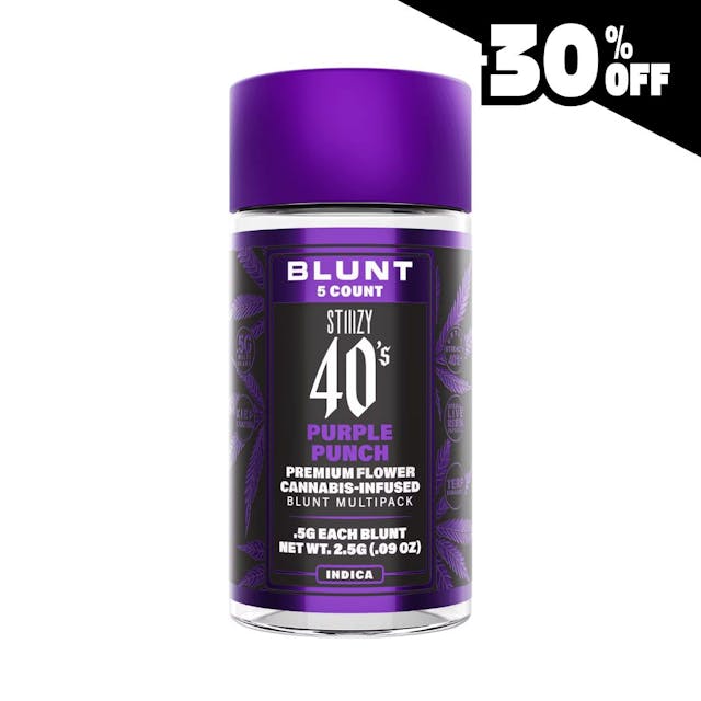 Photograph of product: Purple Punch Mini Blunts 5pk - 2.5g - 