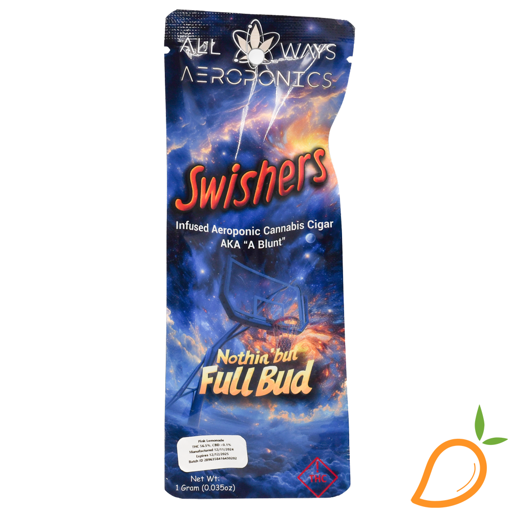 Photograph of product: 1g Blueberry Cookies Swisher Infused Blunt All Ways Aeroponics