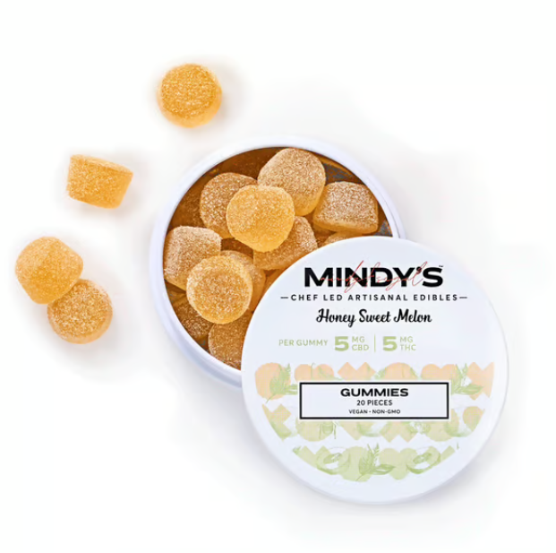 Photograph of product: Honey Sweet Melon | Gummies | TH-oui:CBD - 1:1 | 20 Pack (5mg)