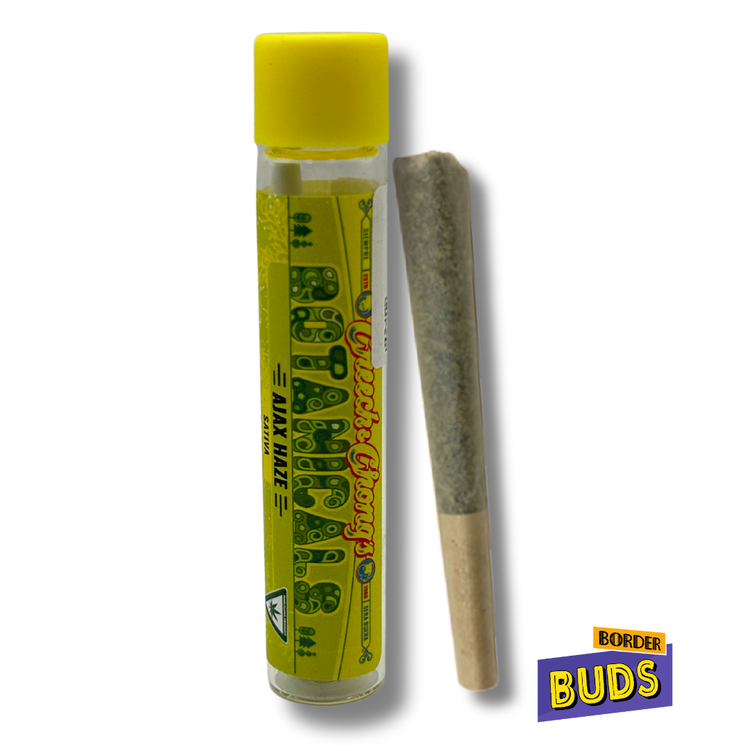 Photograph of product: Ajax Haze | Cheech & Chong | 1.2g | Cryo Infused Pre-Roll