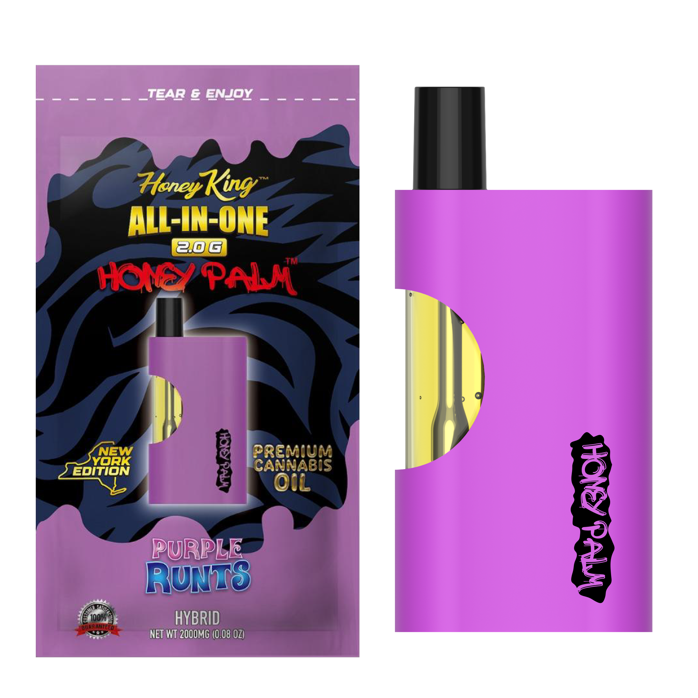 Photograph of product: Purple Runts | 2g AIO
