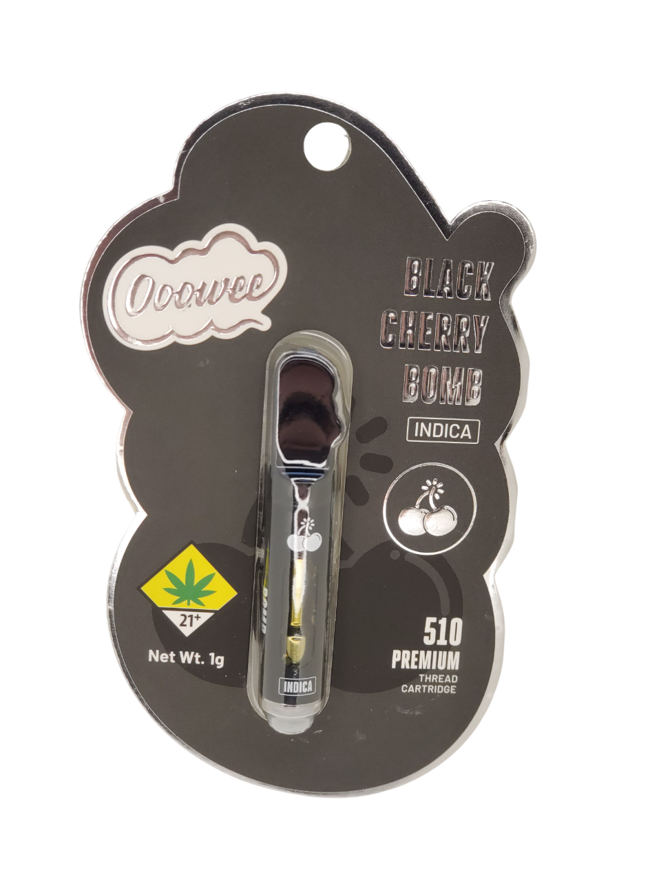 Photograph of product: Ooowee VAPE Black Cherry Bomb Cart 1g