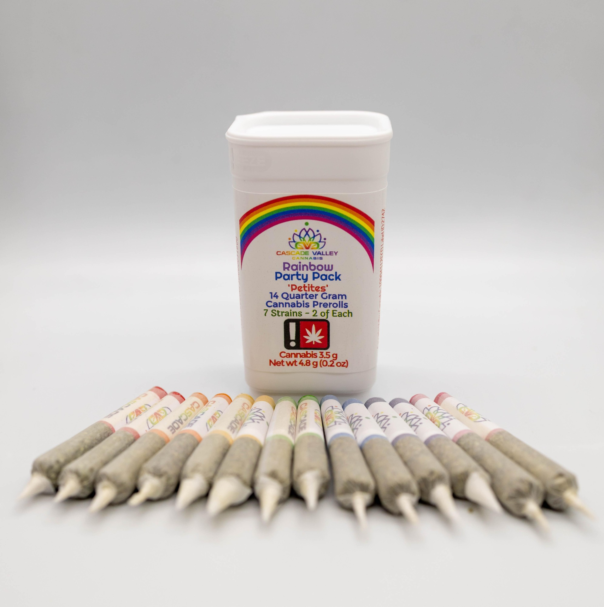 Photograph of product: Petite Rainbow Party Pack - 14 x PR