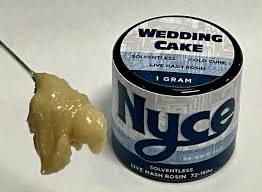 Photograph of Product: Nyce l Live Hash Rosin l Wedding Cake 1G