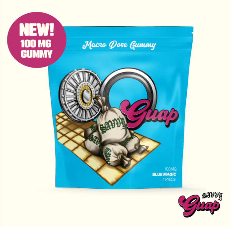 Photograph of product: Blue Magic | Guap Gummy | 1pk/25mg