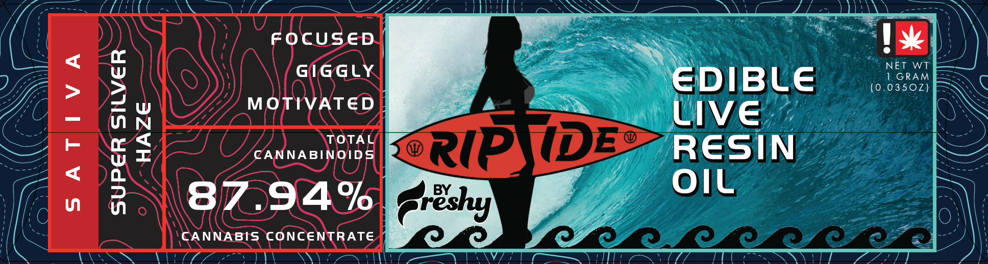 Photograph of product: Riptide RSO | Super Silver Haze