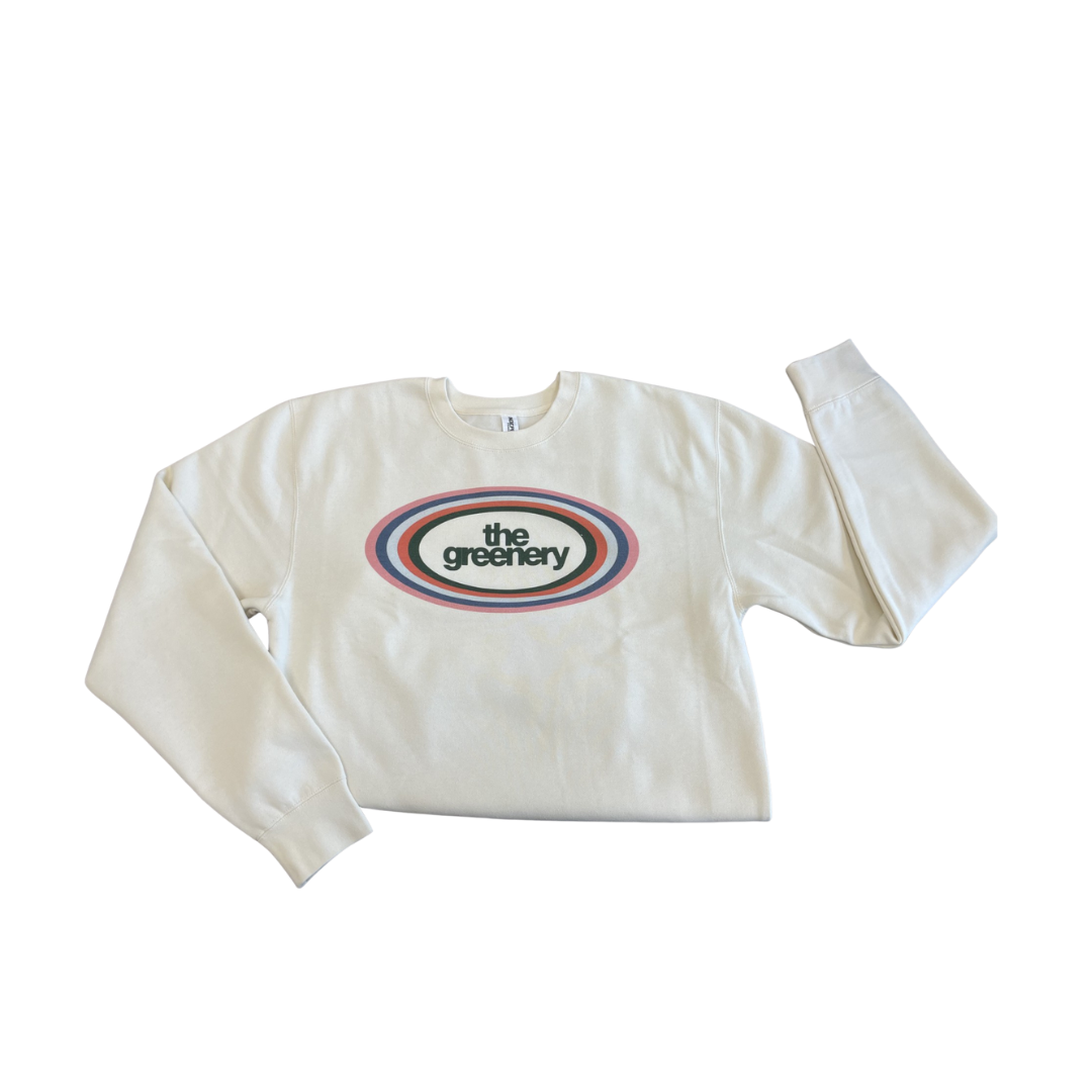 Photograph of product: The Greenery Sweatshirt - White
