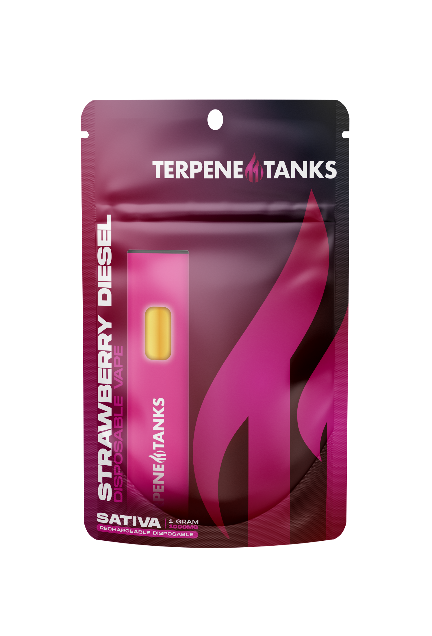 Photograph of product: Strawberry Diesel Disposable Vape