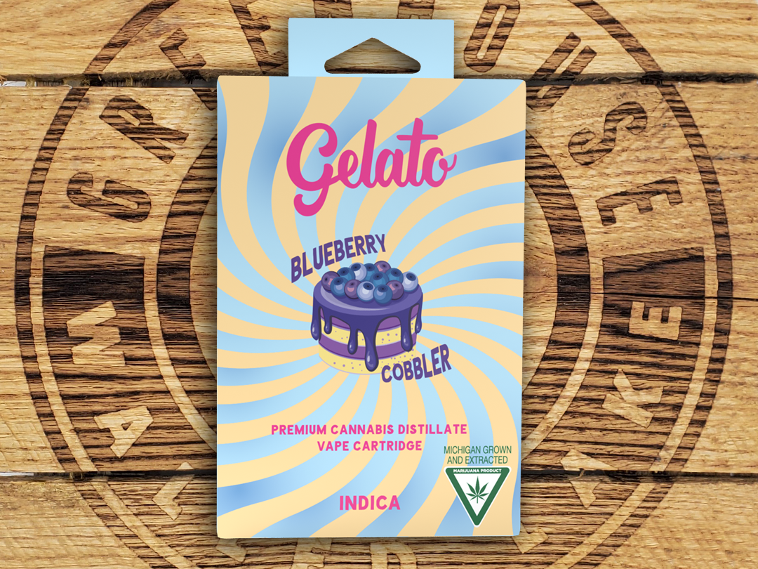 Photograph of product: Gelato | Blueberry Cobbler | 1g Cart