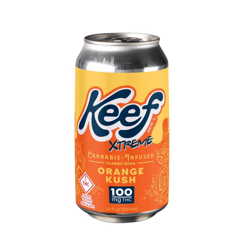 Photograph of product: ORANGE KUSH Soda | 100mg