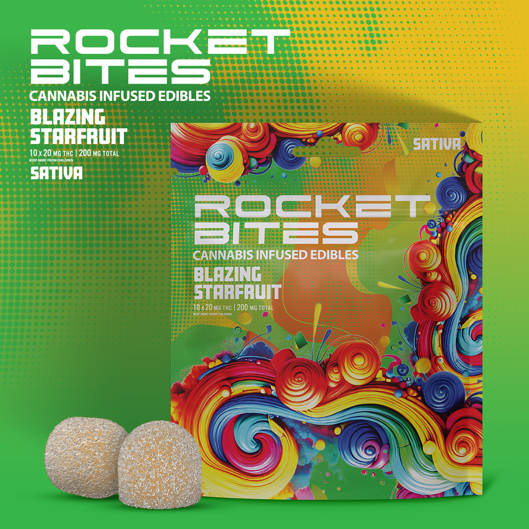 Photograph of product: Blazing Starfruit Gummies