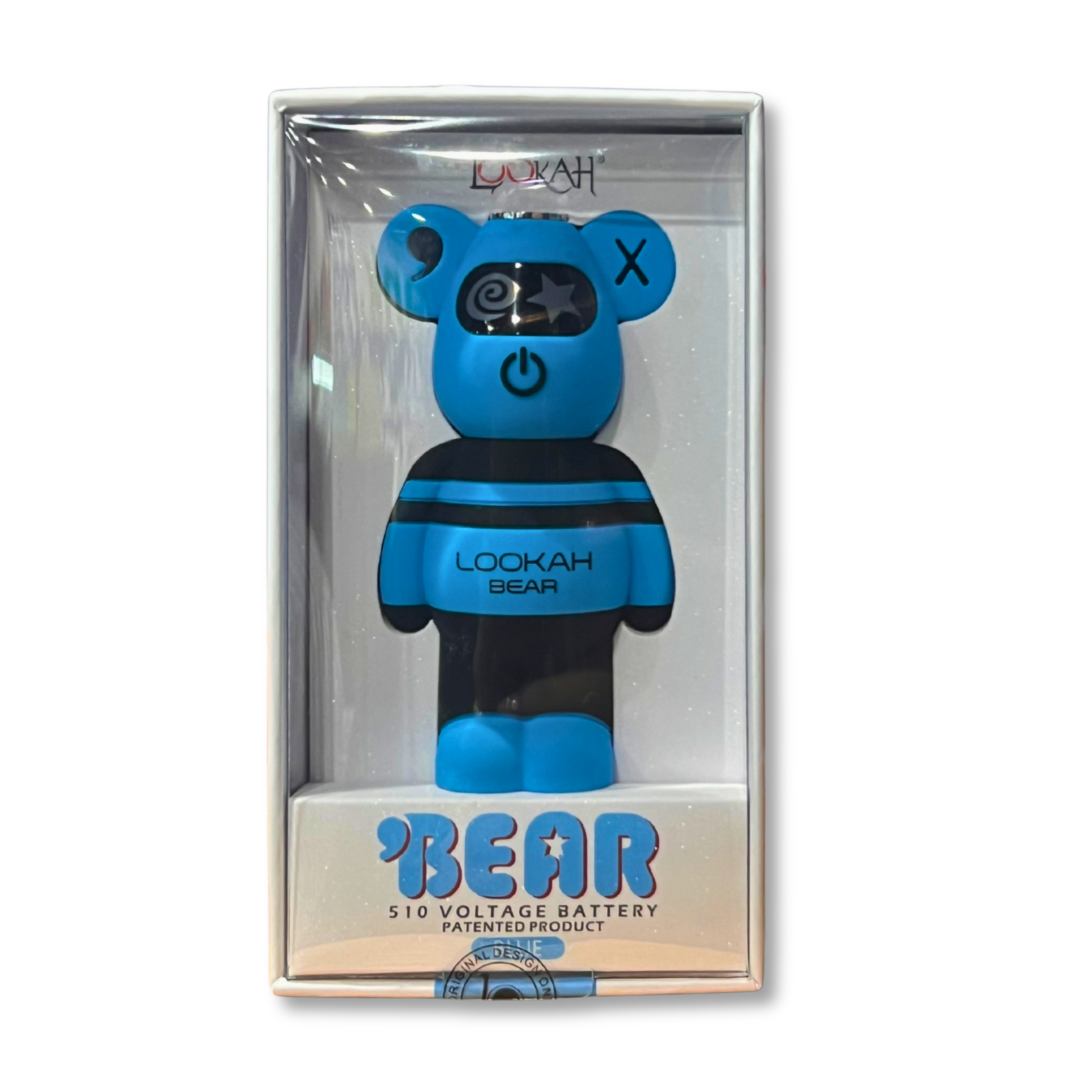 Photograph of product: Lookah - Bear 510 Thread Battery - Blue