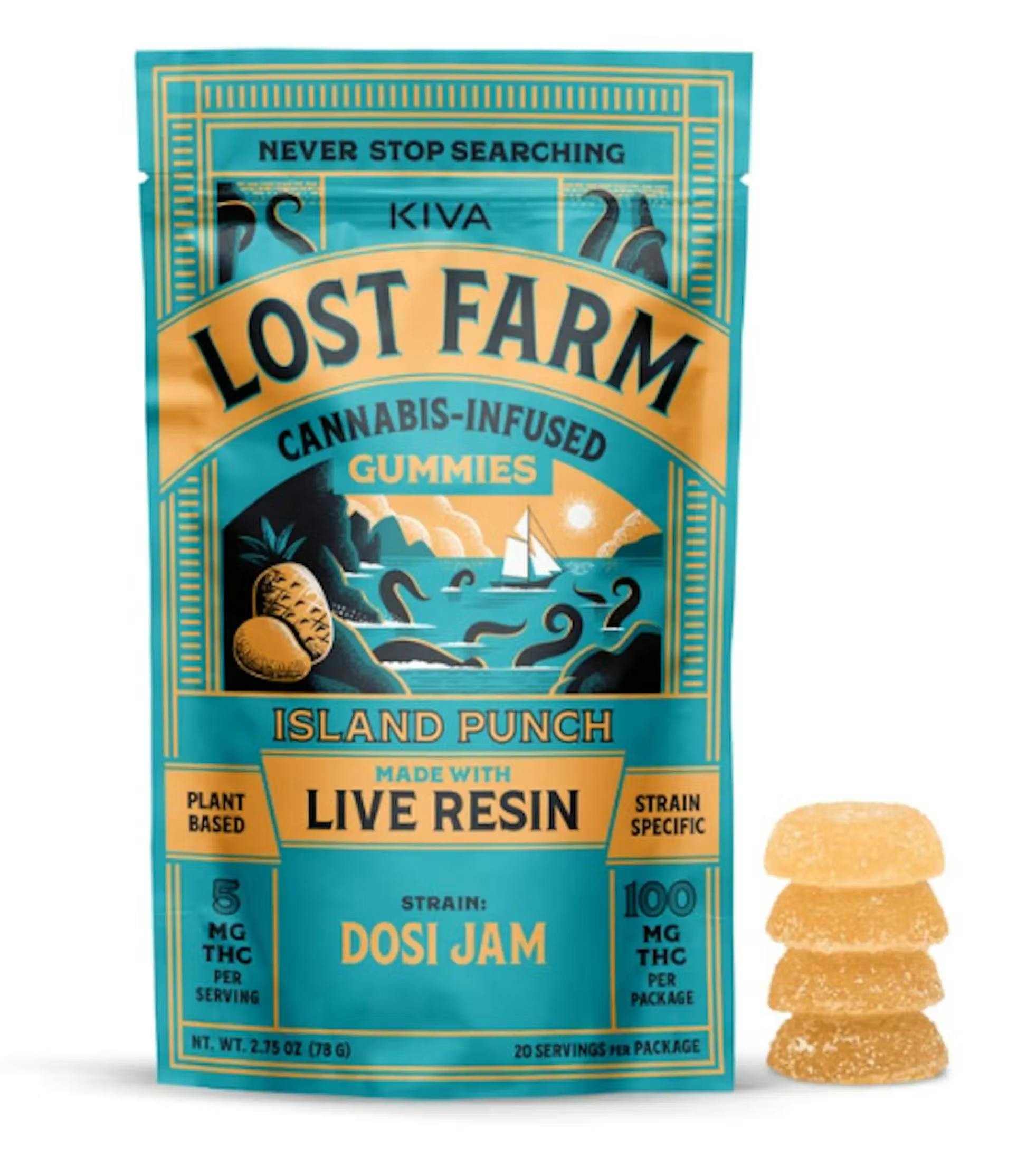 Photograph of product: Green River Garlic X Dragonfruit | Gummies