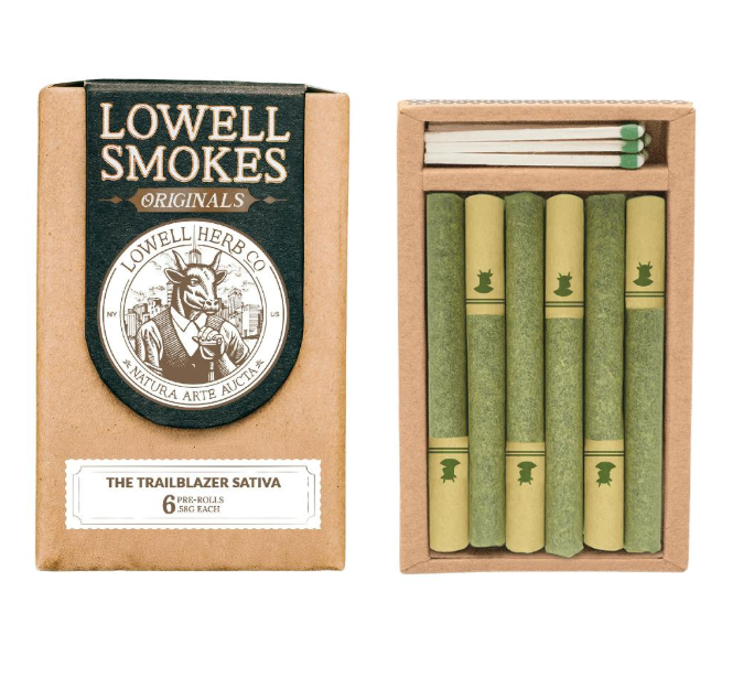 Photograph of product: Lowell | State of Mind | Pre-Roll Pack | 6 x .6g