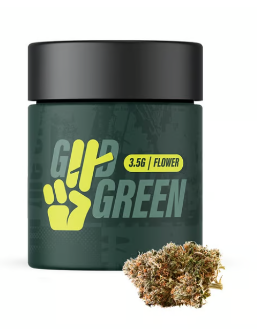 Photograph of product: Good Green (Mixed Bud) | Tres Dawg IX x Tres OG (Oui'd) - 28g