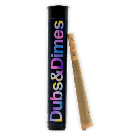 Photograph of product: Dubs & Dimes | Pineapple Express | 1g Pre Roll