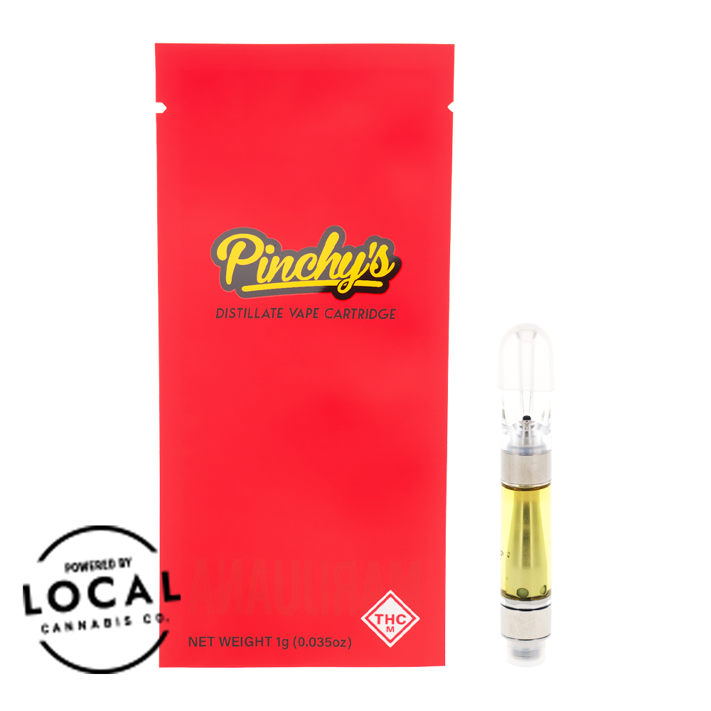 Photograph of product: PINCHY'S 1G OG KUSH CARTRIDGE
