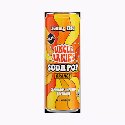 Photograph of product: Uncle Arnie's | Orange - 100mg Soda