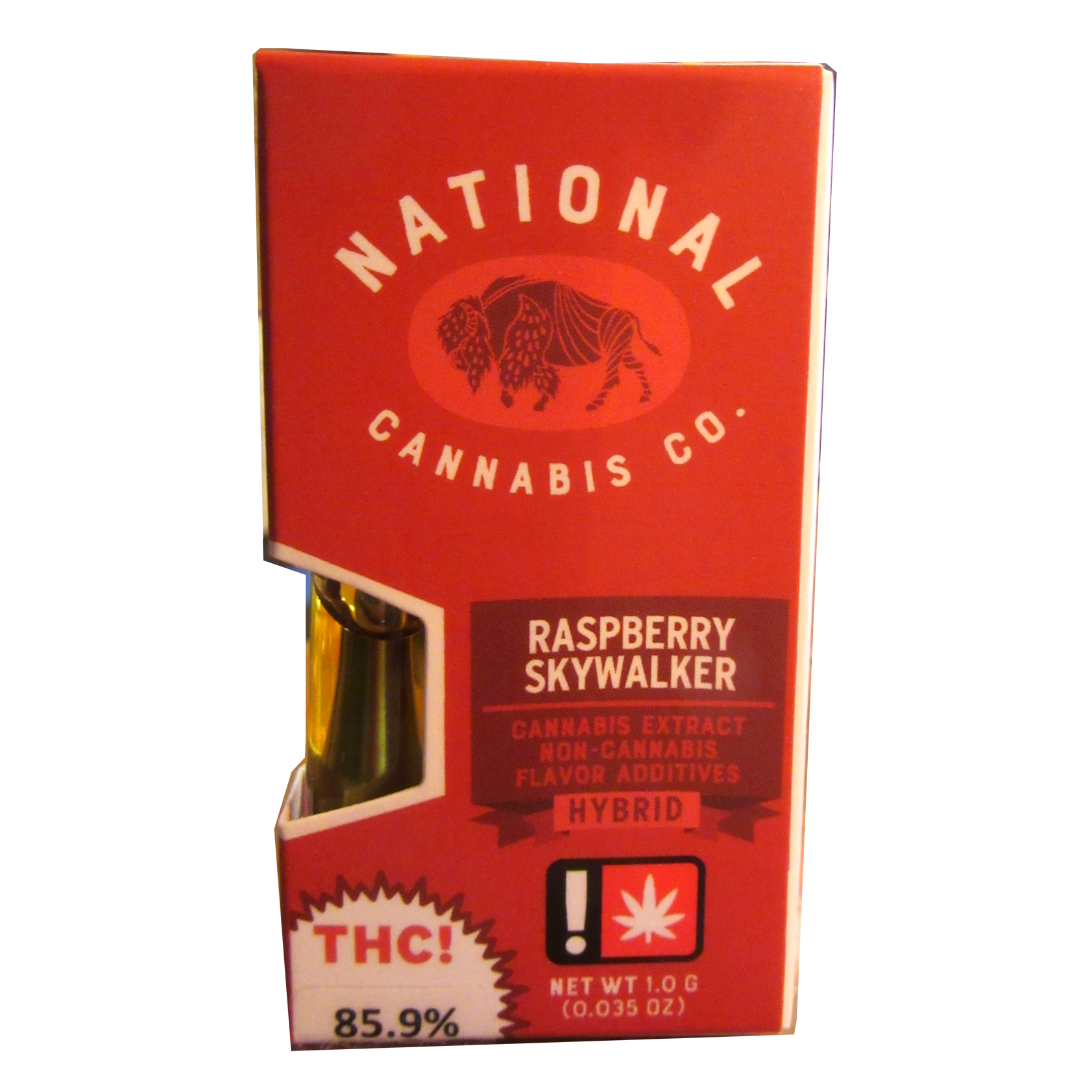 Photograph of product: National Oui'd - Raspberry Skywalker Cartridge