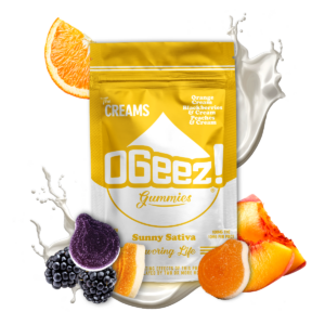 Photograph of product: OGeez! l The Creams Mellow Oui'd l 10pk l 100mg