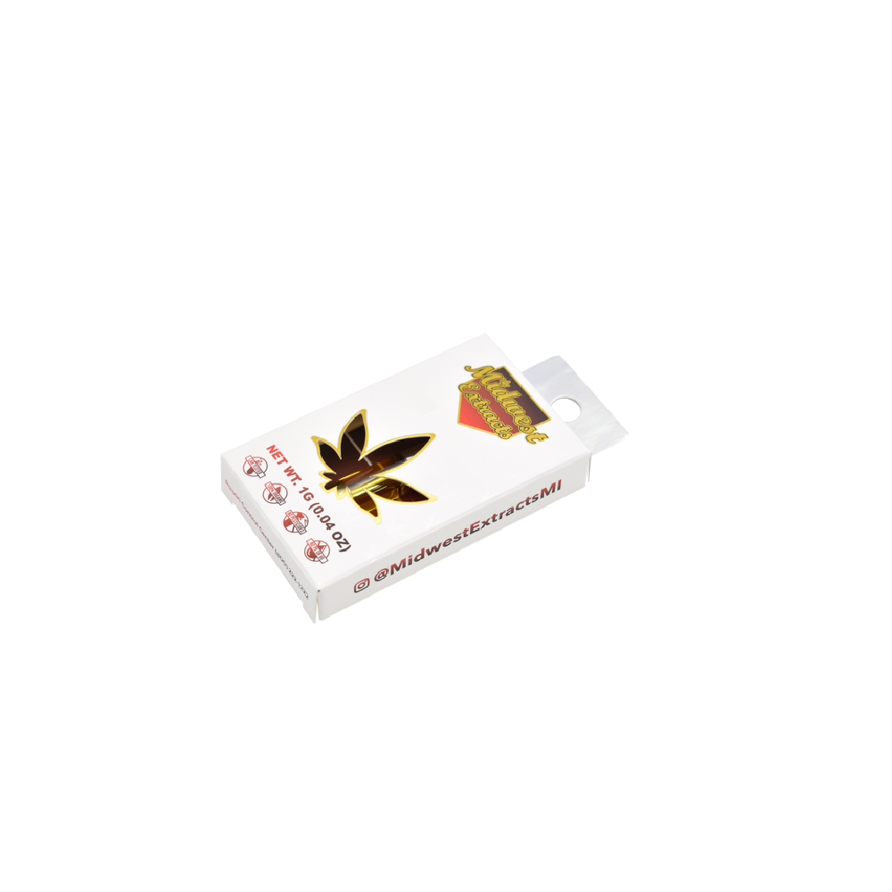 Photograph of product: AU Midwest Extracts: Strawberry Zkittles 1G Cart (H)