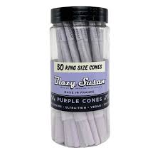 Photograph of product: (Blazy Susan) Purple Cones 98mm 50ct