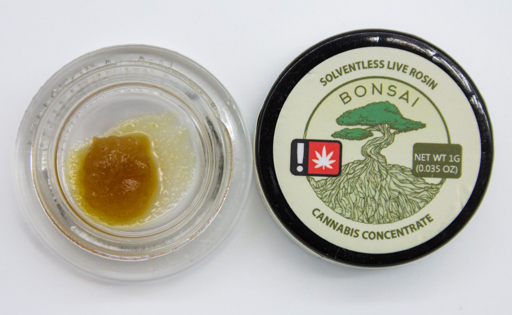 Photograph of product: Bonsai | GMO | 1g | Live Rosin Jam