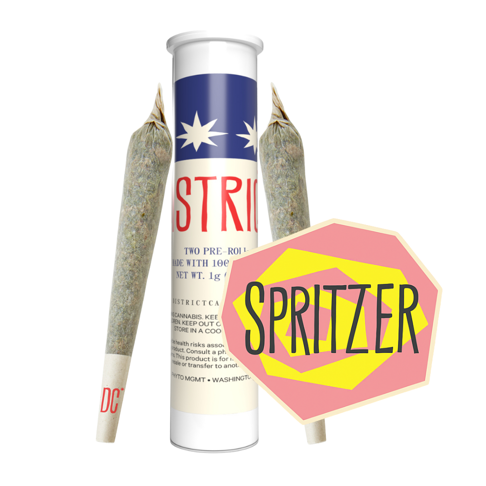 Photograph of product: DISTRICT OUID! | PRE-ROLLS | PAVE 2 PACK