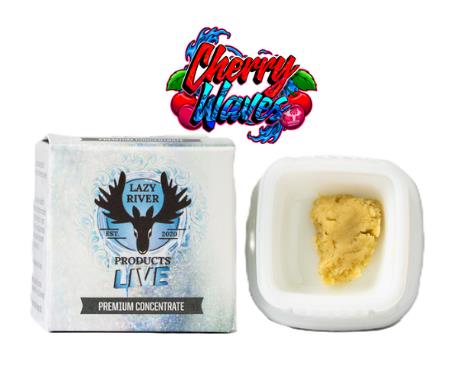 Photograph of product: Cherry Waves Live Rosin Badder 1g (TAX INCLUDED)