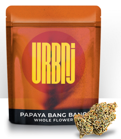 Photograph of product: URBNJ - Papaya Bang Bang 1G Bud