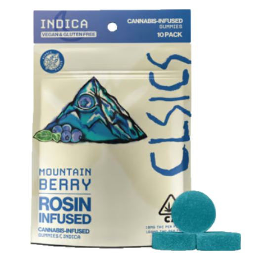 Photograph of product: MOUNTAIN BERRY - 100MG LIVE ROSIN