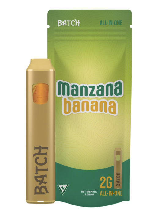 Photograph of product: Batch | Flavors Disposable Vape - Manzana Banana 2g