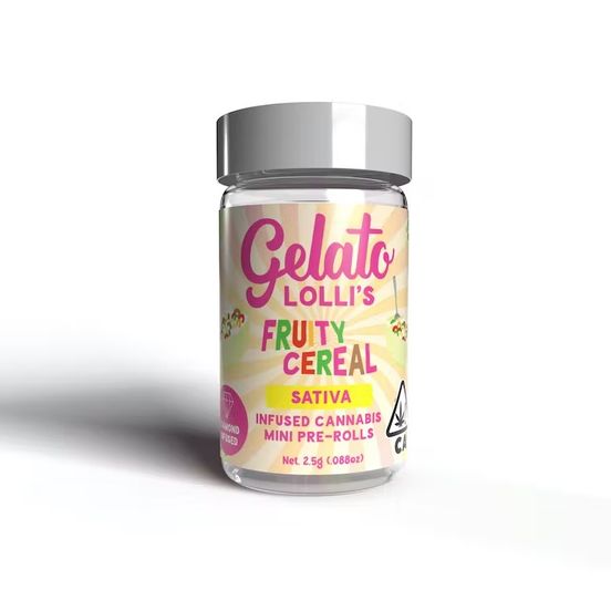 Photograph of product: Gelato Infused Mini Pre-roll Pack Fruity Cereal 3g - 
