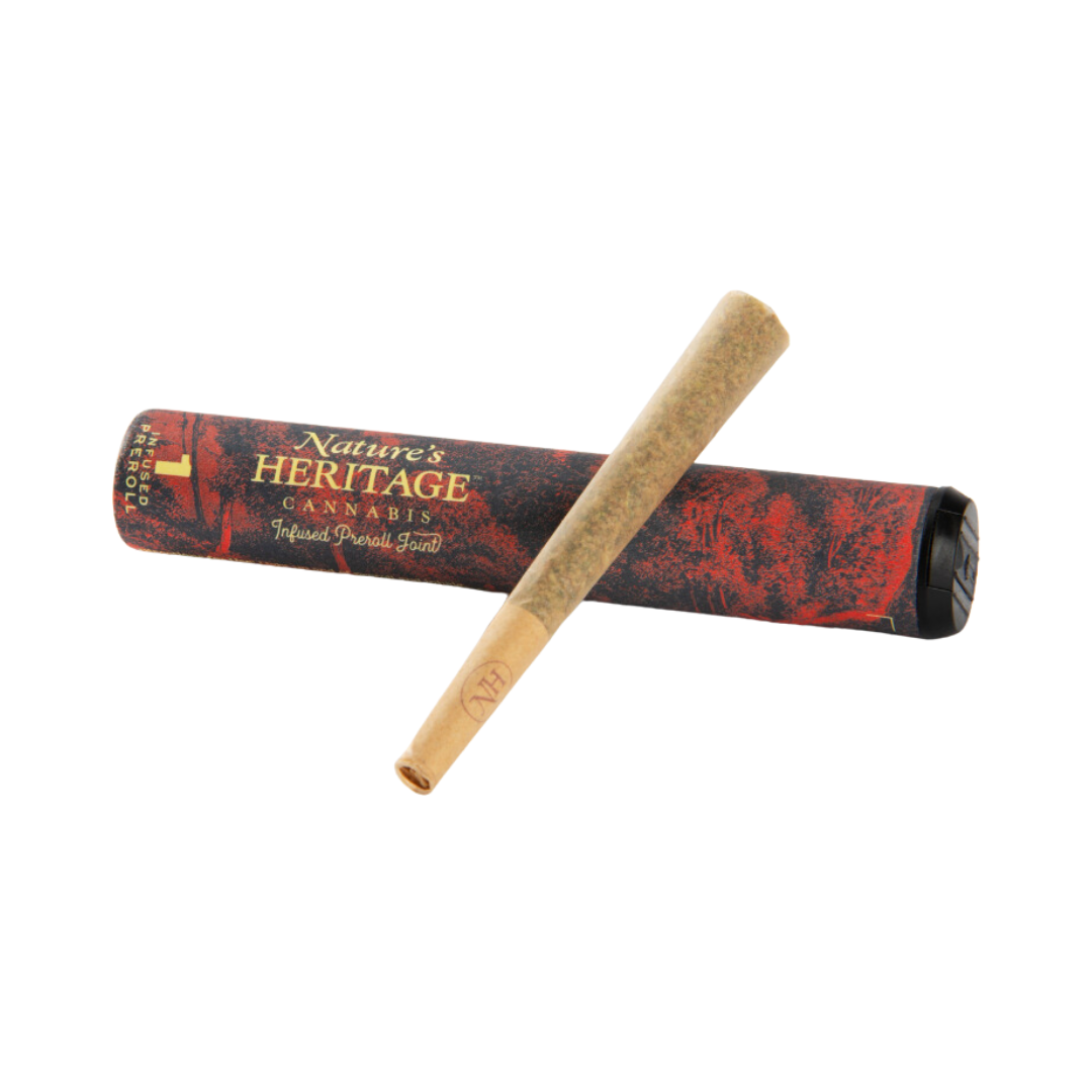 Photograph of product: Nature's Heritage: Lemon Margy Infused Pre-Roll 2-Pack