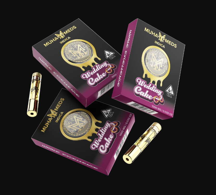 Photograph of product: Muha Meds Cartridge | Wedding Cake - Oui'd