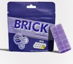Photograph of product: Cannabals | 100mg Brick | Blueberry Dreams