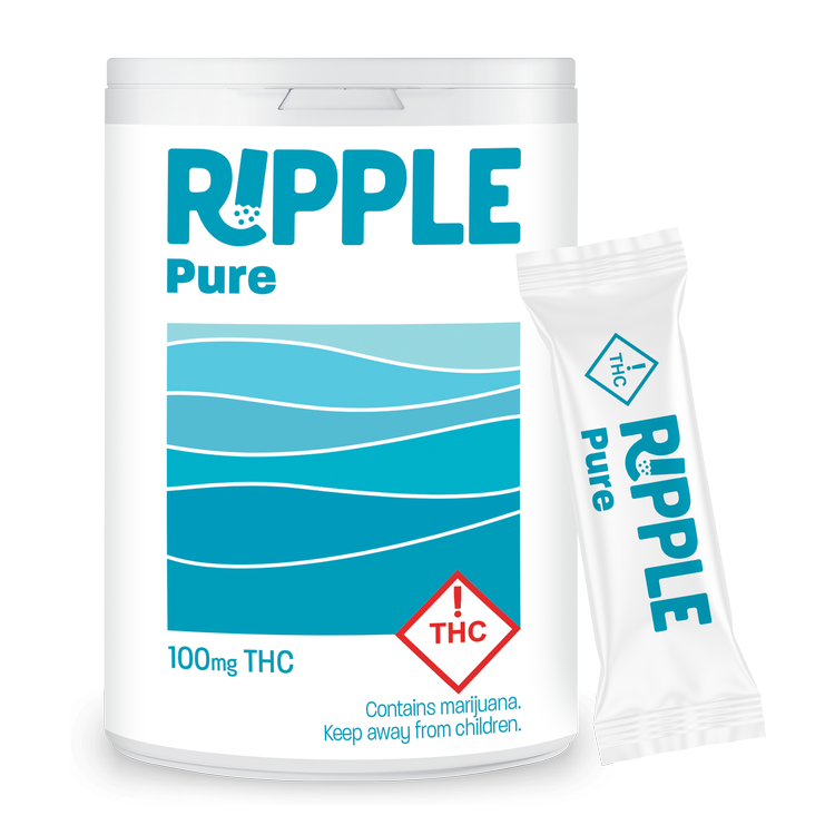 Photograph of product: Ripple | Quick Dissolve Powder | Pure | 100mg