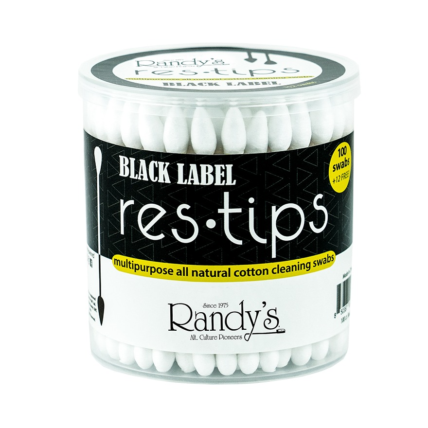 Photograph of product: RND | Randy's Black Label Res-Tips | Multi-Purpose Cotton Cleaning Swab