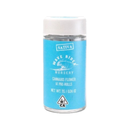 Photograph of product: WAVE RIDER | SILVER HAZE (S) | .5G X 14PK PREROLLS