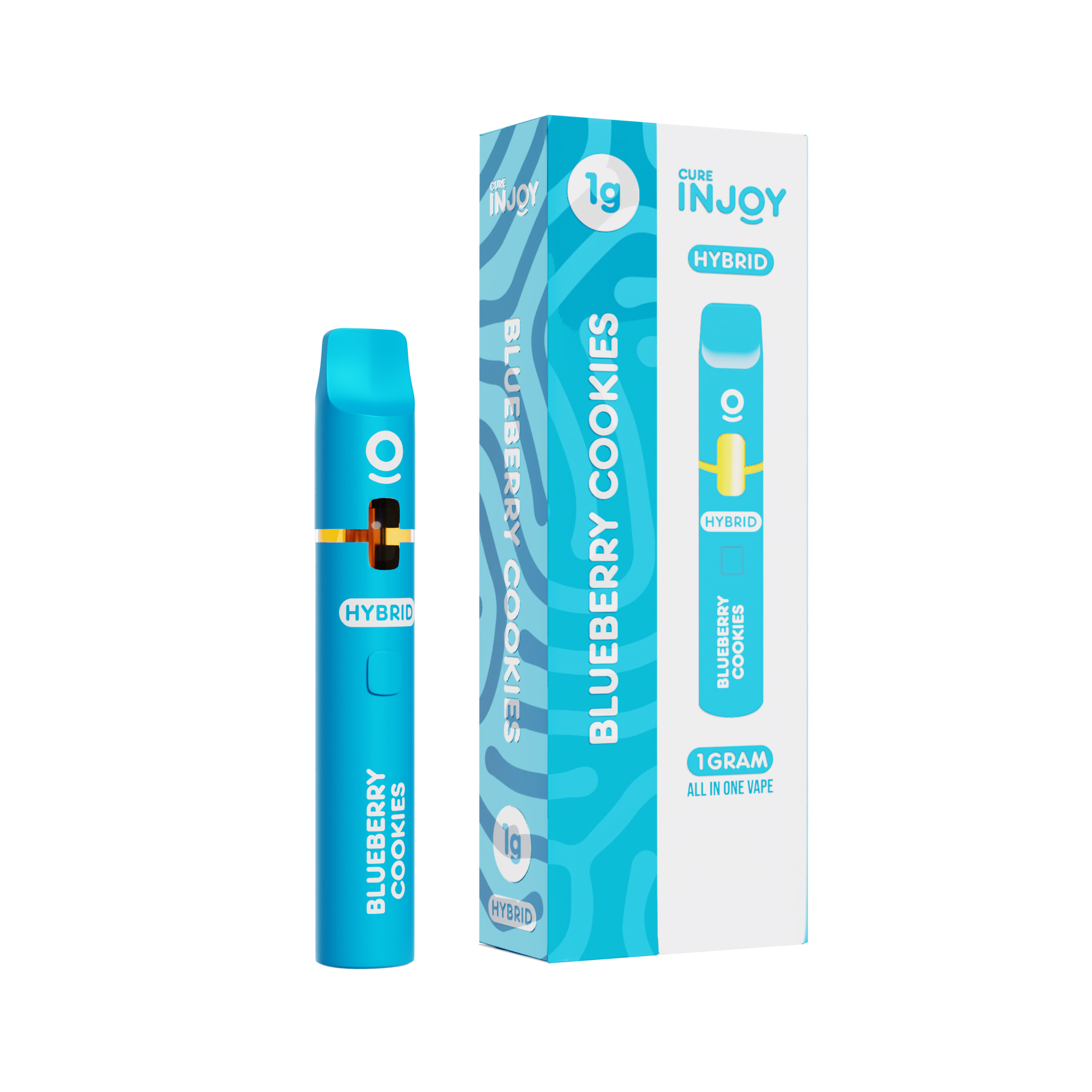 Photograph of product: Cure Injoy - Blueberry Cookies (Hybrid) All-In-One Vape
