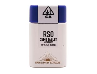 Photograph of product: EMERALD BAY | PRIVATE RESERVE OG (I) | 25MG EA | 1000MG TABLETS