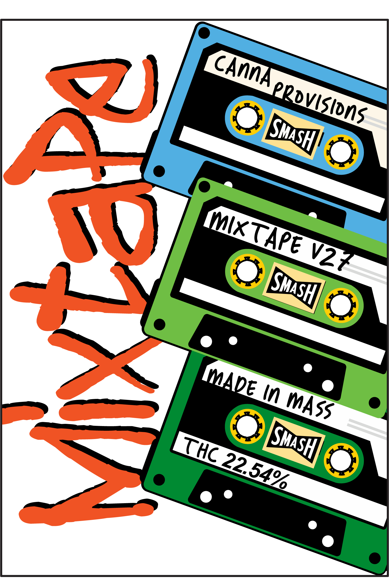 Photograph of product: Mixtape Vol. 27 | 1g | Smash Hits