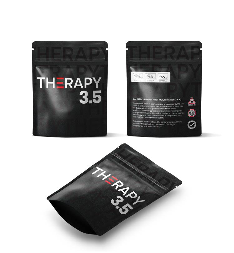 Photograph of product: Black Triangle Kush | Therapy - 3.5g