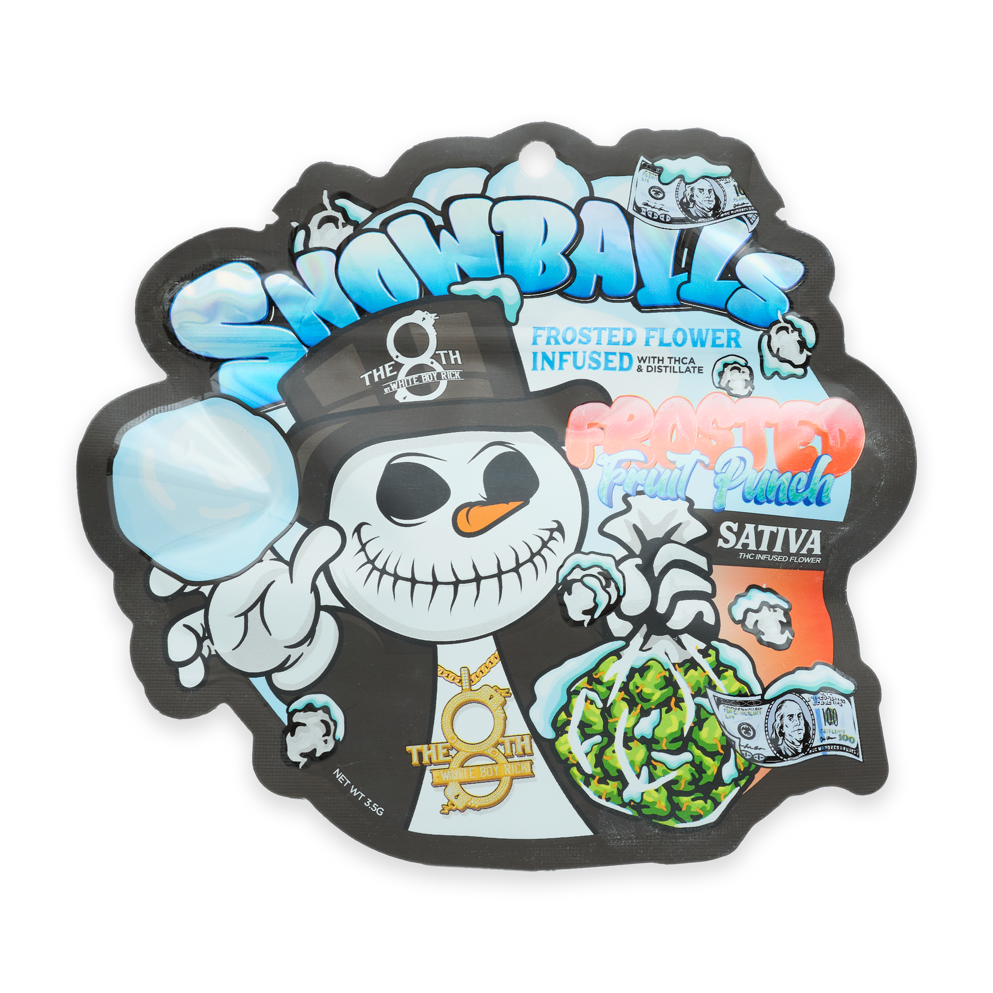 Photograph of product: Strawberry Frost | 3.5G Snowballs