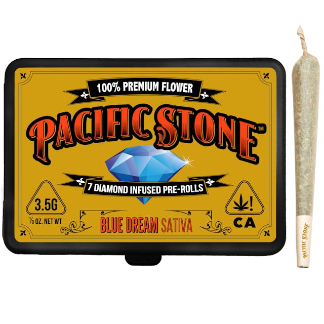 Photograph of product: Blue Dream | .5g x 7pk Diamond Infused Pre-Roll Pack - 