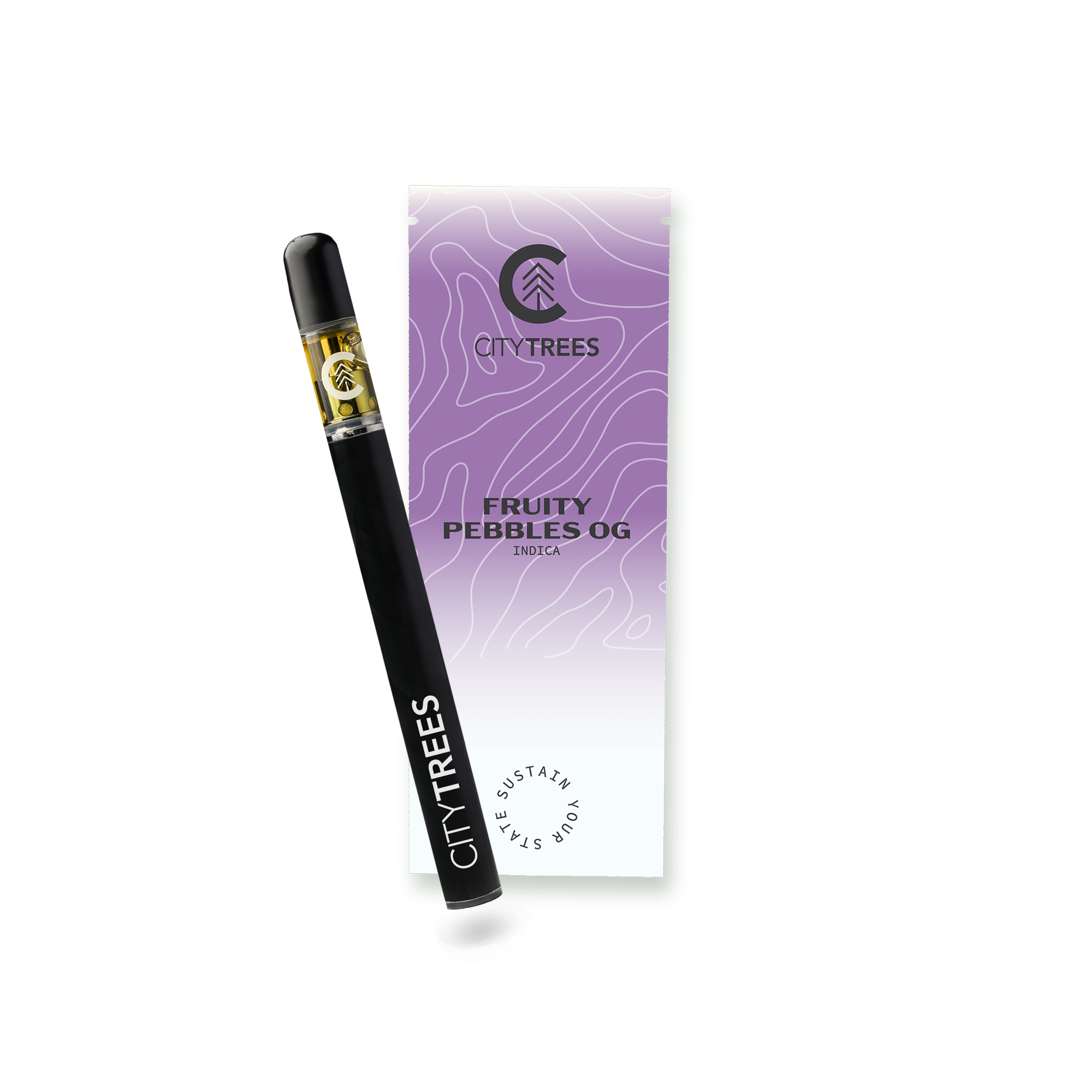 Photograph of product: City Trees Fruity Pebbles OG Disposable Vape 850mg