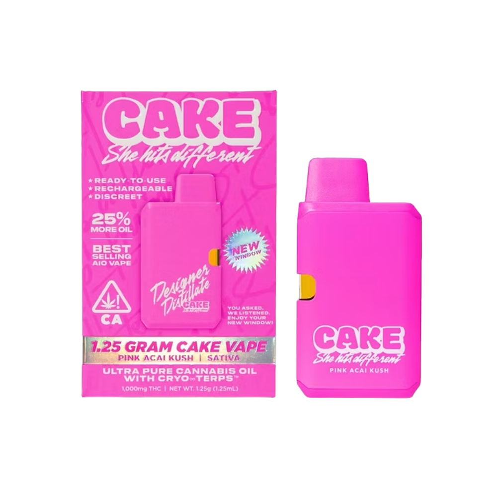 Photograph of Product: PINK ACAI KUSH DISPOSABLE 1.25G - CAKE