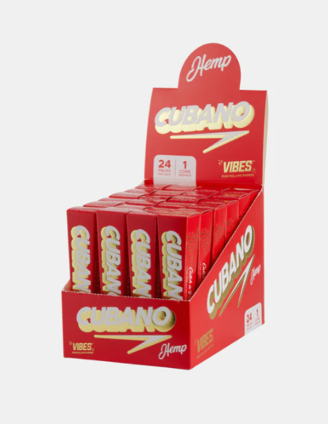 Photograph of product: Cubano Hemp (Red) - Cones - 1pk